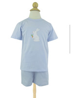 Ishtex Bunny Applique Boys Short Set