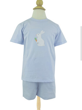 Ishtex Bunny Applique Boys Short Set