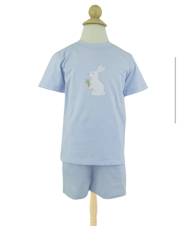 Bunny Applique Boys Short Set