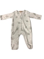 Baby Club Chic Bubbly Elephant Pink Zipper Footie