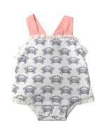 Cypress Row Pink Crab Sunsuit
