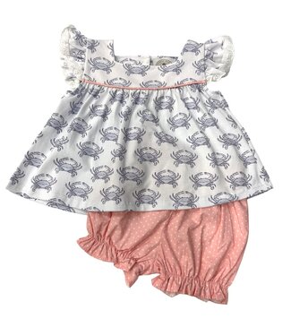 Cypress Row Pink Crab Short Set
