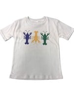 Coastal Roots Mardi Gras Crawfish Trio Tee