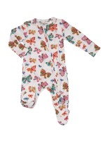 Angel Dear Geo Butterfly 2-Way Ruffle Zipper Footie