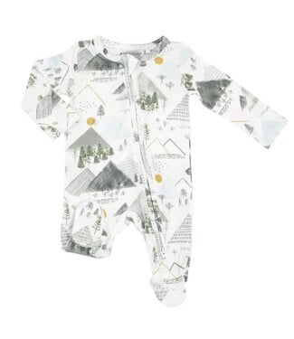 Angel Dear Mountains 2-Way Zipper Footie