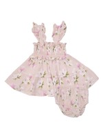 Angel Dear Southern Magnolias Pinafore Top & Diaper Cover