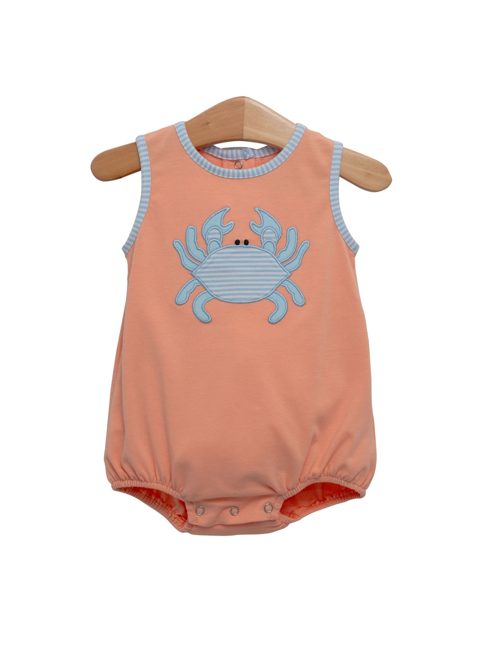 Trotter Street Crab Applique Bubble