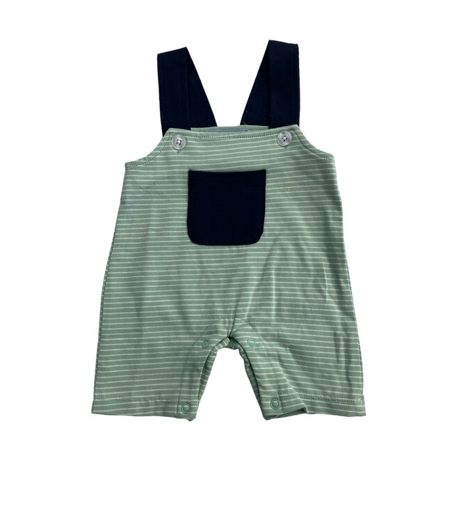 Sage Stripe Jon Jon w/ Pocket