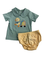 Three Sisters Easter Chick Boys Diaper Set