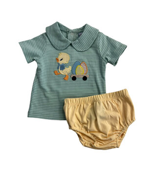 Three Sisters Easter Chick Boys Diaper Set