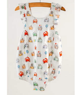 Nola Tawk Summer Crabs Organic Muslin Sunsuit