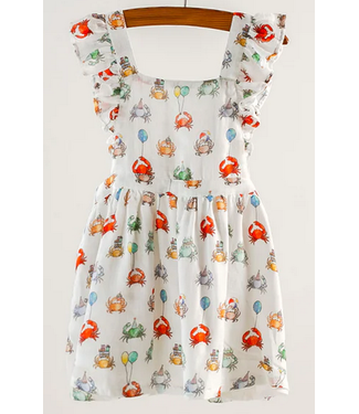Nola Tawk Summer Crabs Organic Muslin Dress