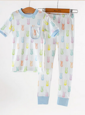 Nola Tawk Hoppy Easter Organic Cotton Pajama Set