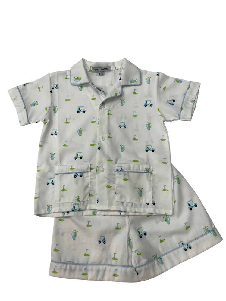 Sweet Dreams Golf Print Boy PJ