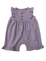 Kissy Kissy Lilac Ruffle Short Playsuit