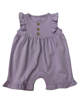 Kissy Kissy Lilac Ruffle Short Playsuit