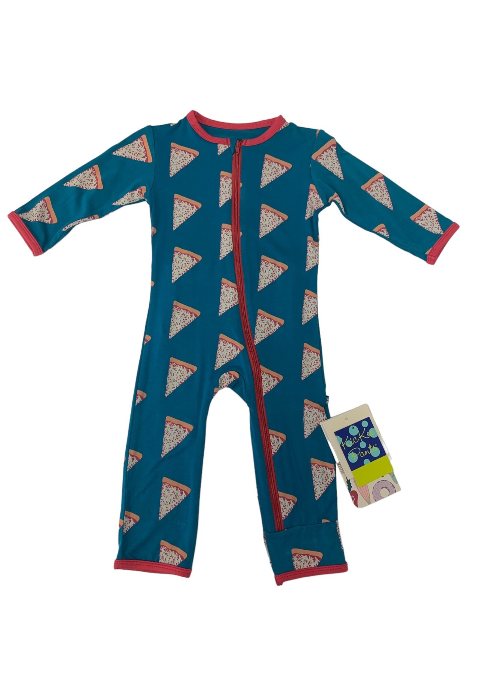 Kickee Pants Seaport Pizza Slices Coverall