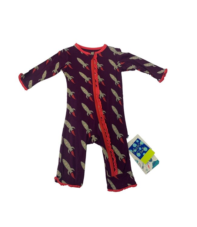Wine Grape Rockets Zipper Coverall