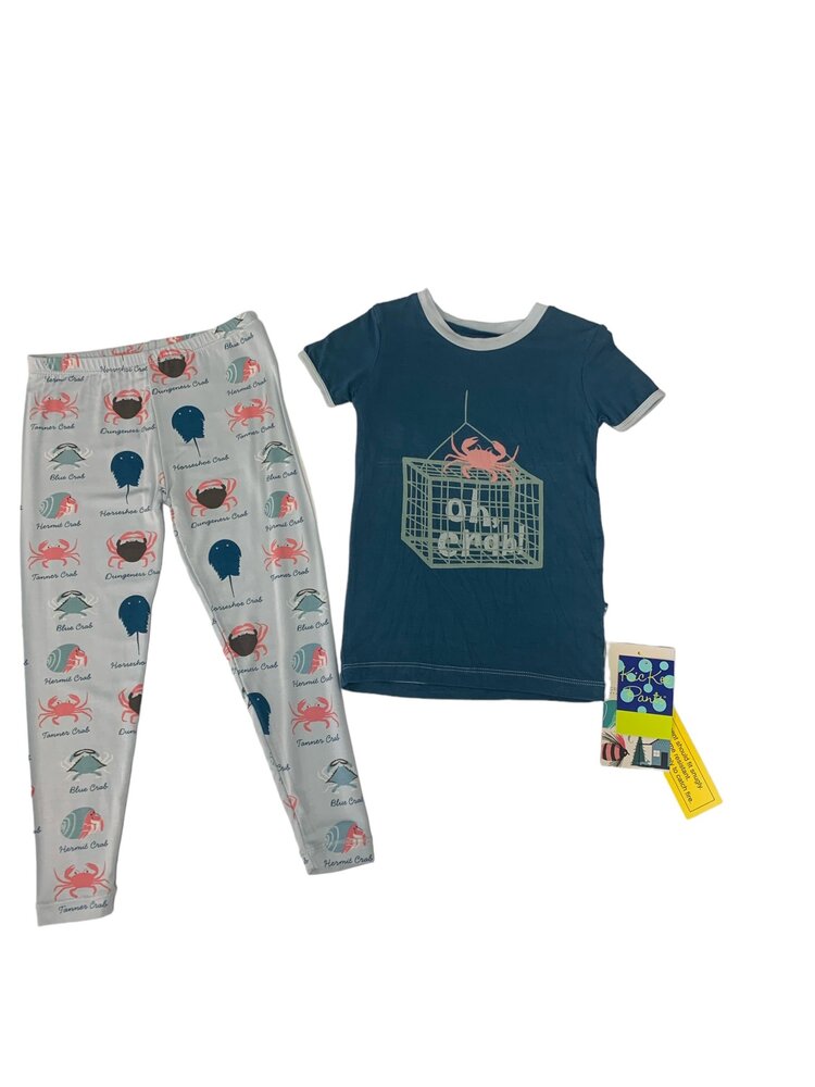 Kickee Pants Dew Crab Pajama Set