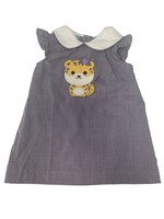 Charming Little One Purple and Gold LSU Football Anna Dress
