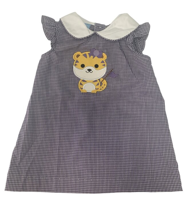 Purple and Gold LSU Football Anna Dress