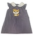 Charming Little One Purple and Gold LSU Football Anna Dress