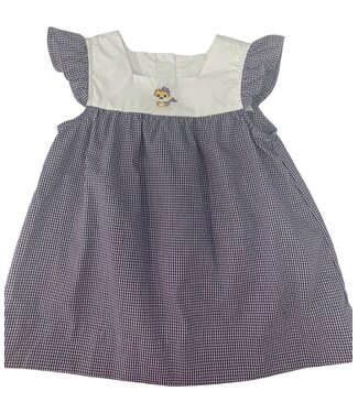 Charming Little One Purple and Gold LSU Football Emma Dress
