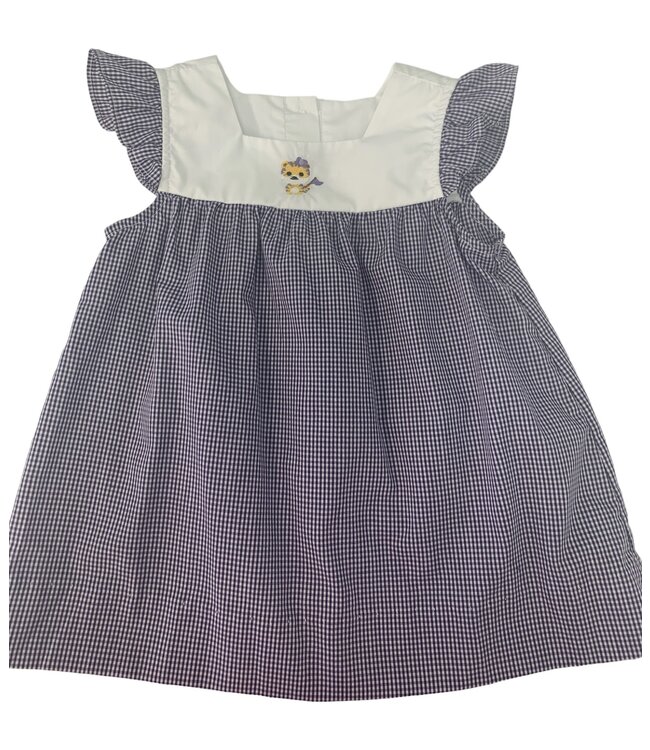 Purple and Gold LSU Football Emma Dress