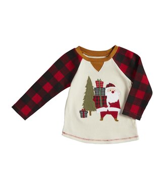 MudPie Santa Alpine Boy Tee