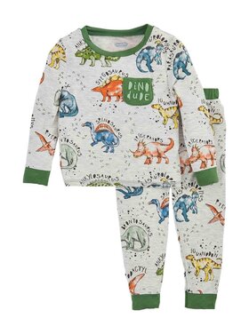MudPie Dino Print Boy Pajamas