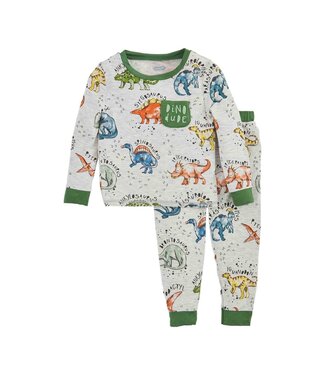 MudPie Dino Print Boy Pajamas
