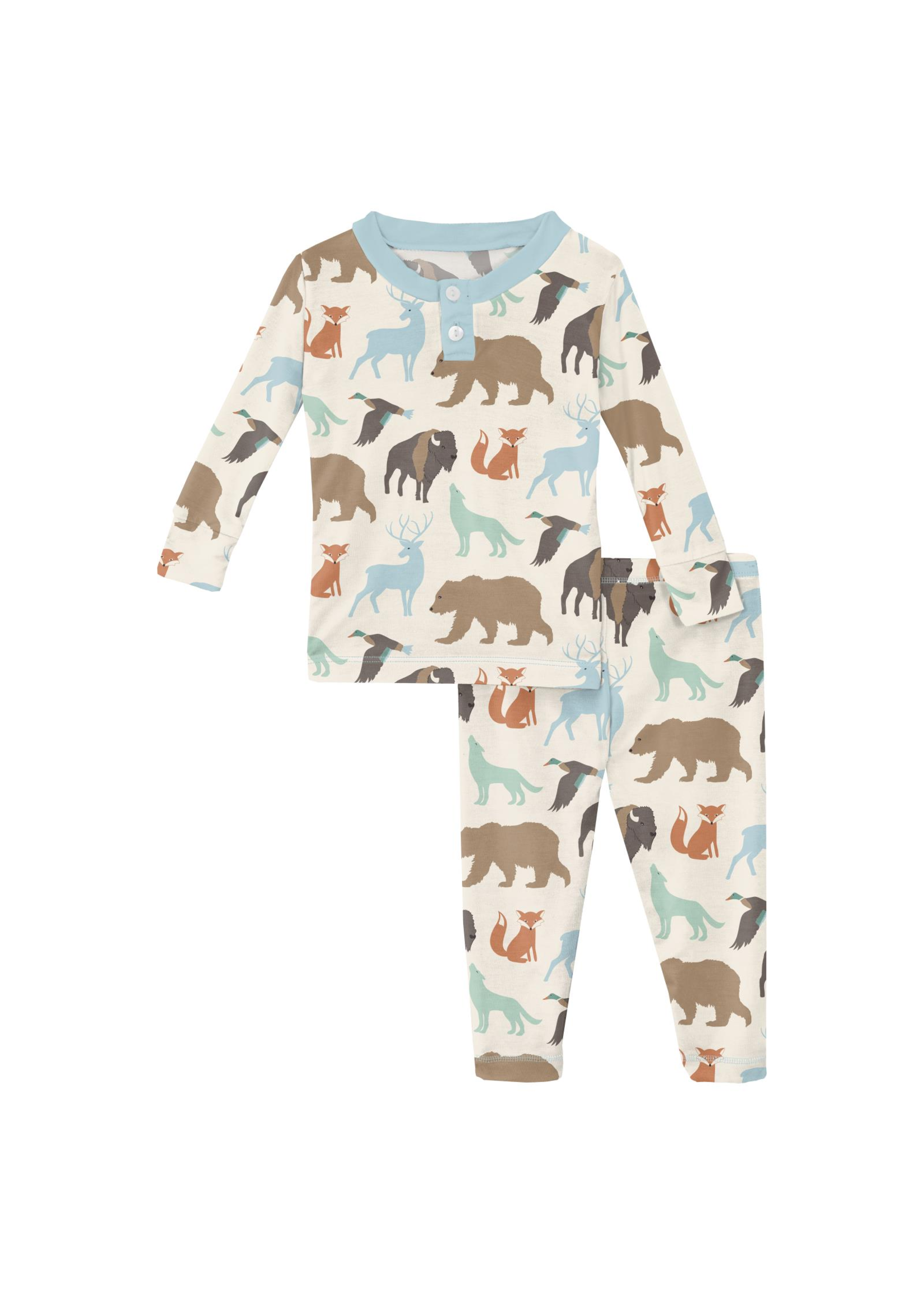 Kickee Pants National Wildlife Pajama Set