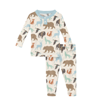 Kickee Pants National Wildlife Pajama Set