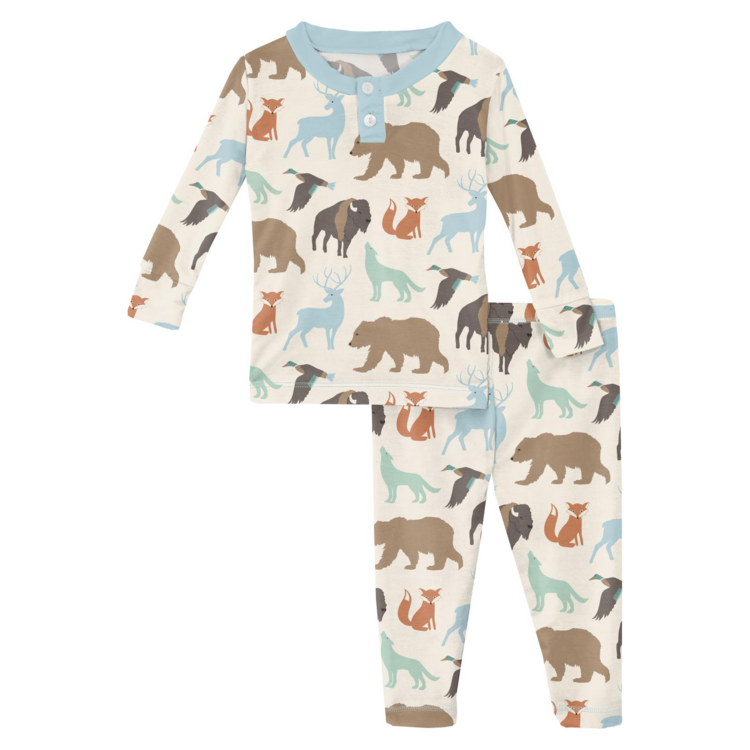 Kickee Pants National Wildlife Pajama Set