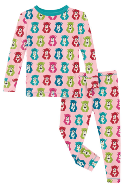 Kickee Pants Happy Teddy Long Sleeve Pajama