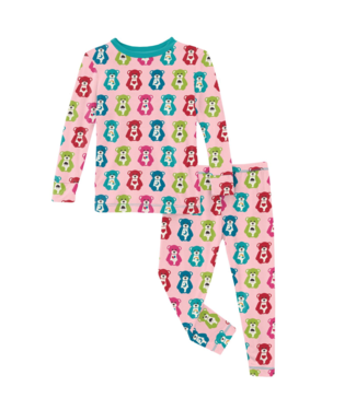 Kickee Pants Happy Teddy Long Sleeve Pajama