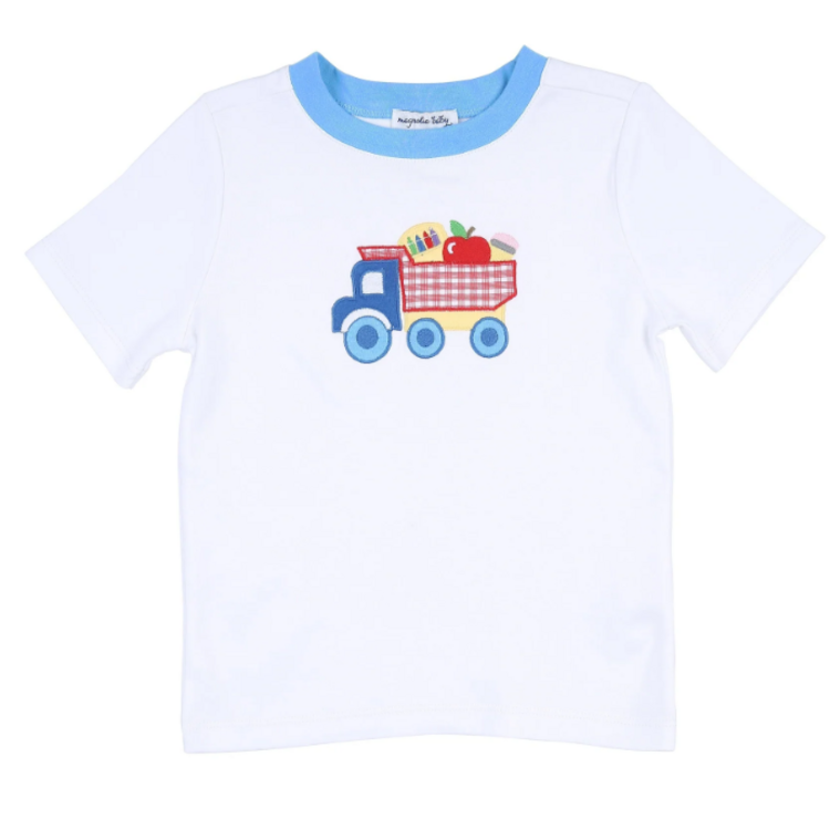 Magnolia Baby School Ready Applique Short Sleeve Toddler T-Shirt