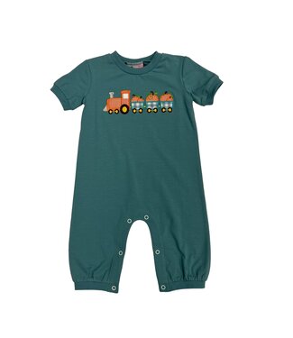 Banana Split Pumpkin Train Boys Romper