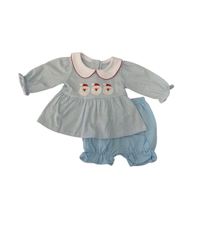 Santa Applique Bloomer Set