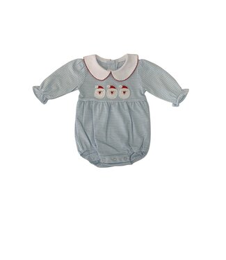 Trotter Street Santa Applique Girls Bubble