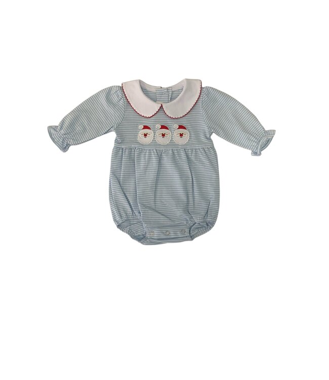 Santa Applique Girls Bubble