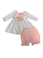 Trotter Street Pumpkin Trio Applique Bloomer Set