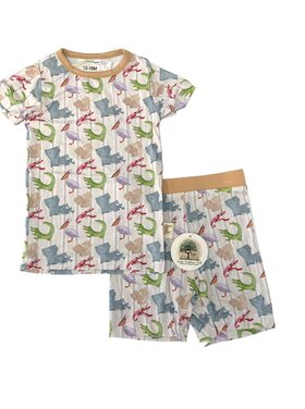Sweet Southern Oaks Cajun Livin Bamboo PJ Short Set
