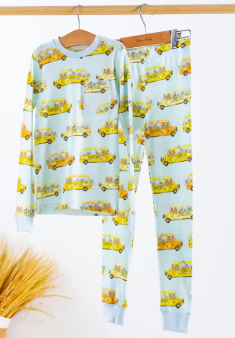 Nola Tawk The Wheels on the Bus Organic Cotton Pajama