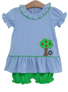 Trotter Street Apple Tree & Tire Swing Bloomer Set