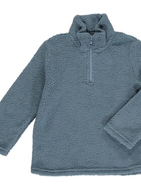 Me & Henry Macchu Sherpa Zip Up Blue
