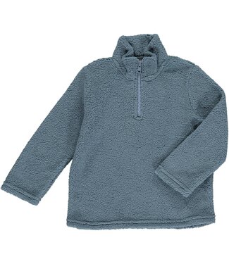 Me & Henry Macchu Sherpa Zip Up Blue