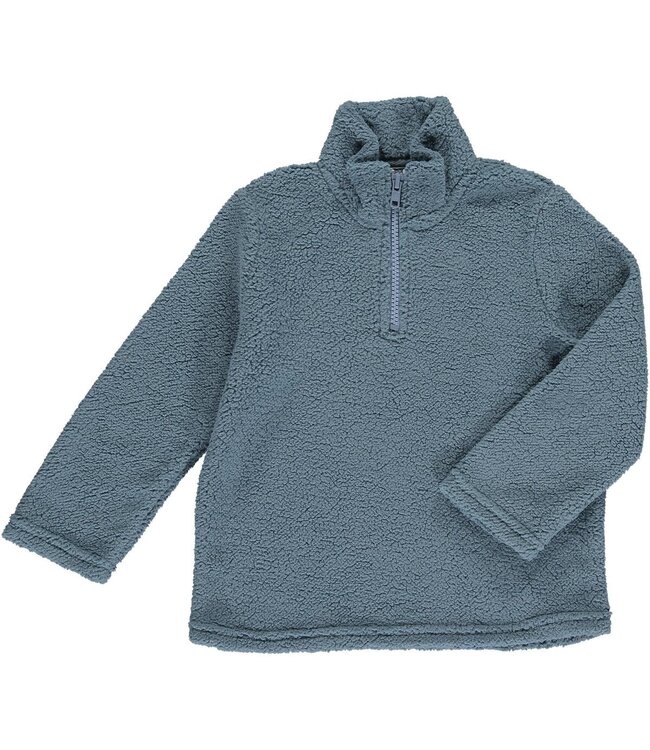 Macchu Sherpa Zip Up Blue