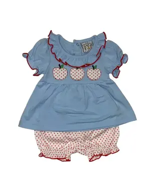 Three Sisters Apple A Day Girls Bloomer Set