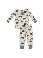 Angel Dear Black Bear LS Loungewear Set